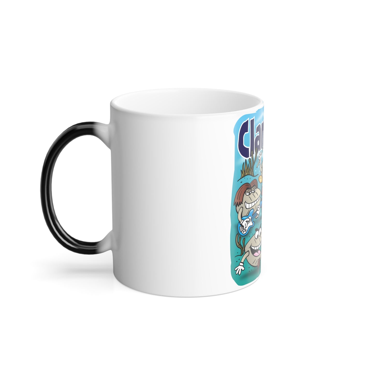 Clam Jam, clams jamming | Colour Morphing Mug, 11oz