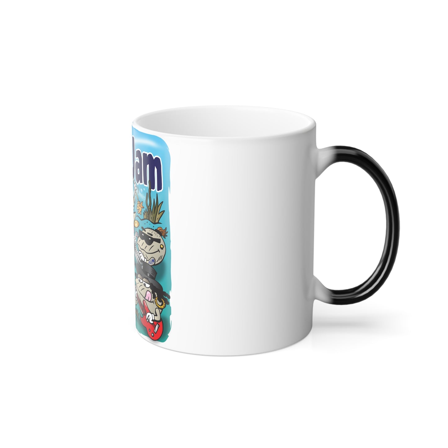 Clam Jam, clams jamming | Colour Morphing Mug, 11oz